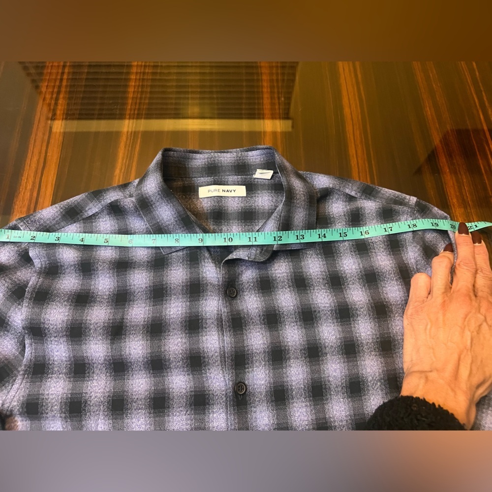 TopMan/Pure navy men’s button shirts - Picture 3 of 10